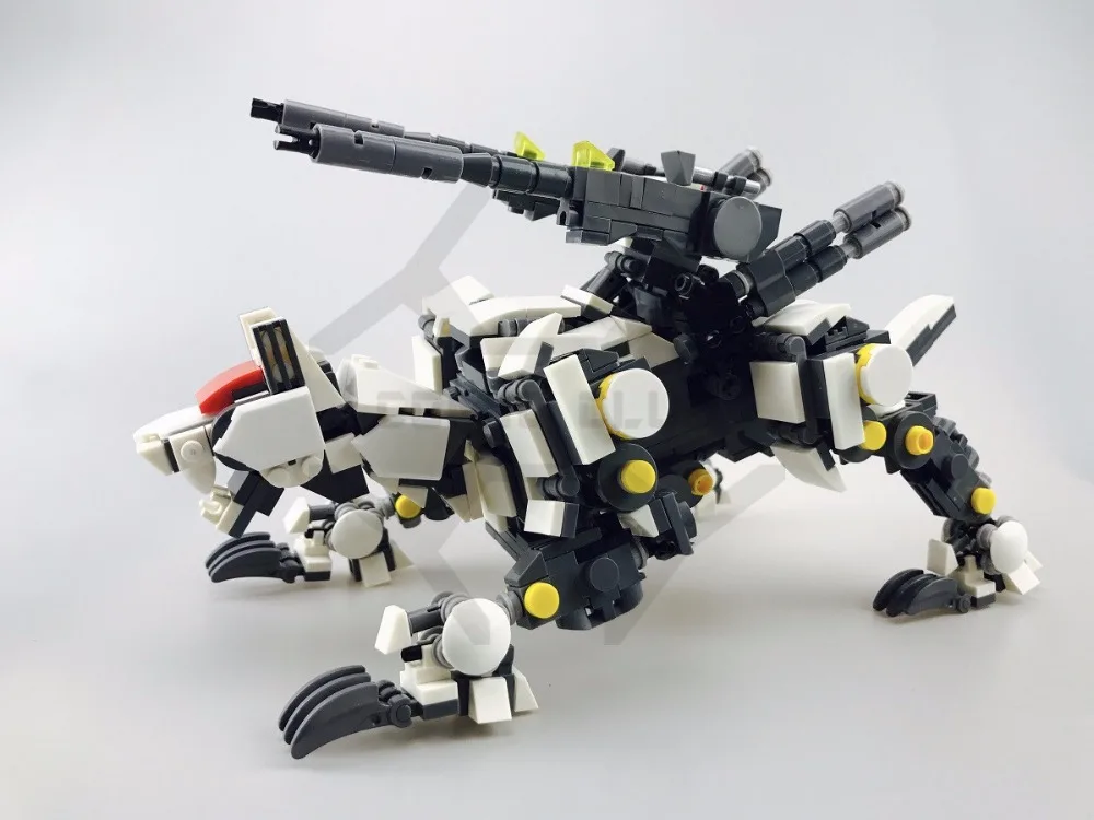 Конструктор MOC из комиксного клуба в наличии робот белый волк оригинальная экшн