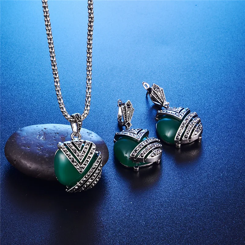 Очаровательные Геометрические Квадратные Ювелирные наборы для женщин модные