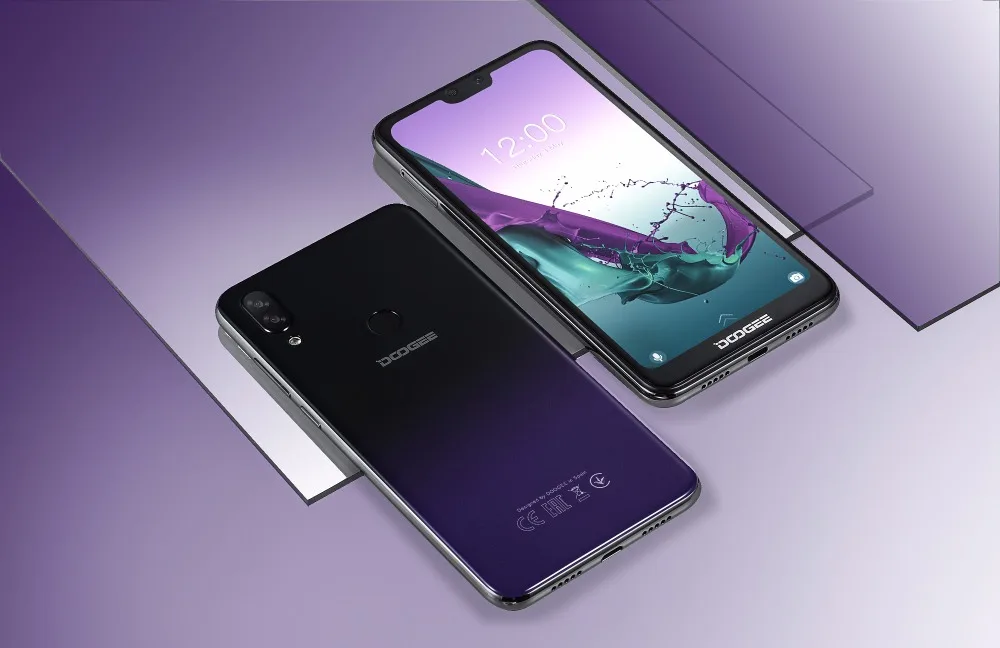 DOOGEE N10 мобильный телефон Octa Core, 3 Гб оперативной памяти, Оперативная память 32GB Встроенная память 5,84 дюймов FHD+ 19:9 Дисплей 16.0MP Фронтальная камера 3360 мАч Android 8,1 4glte