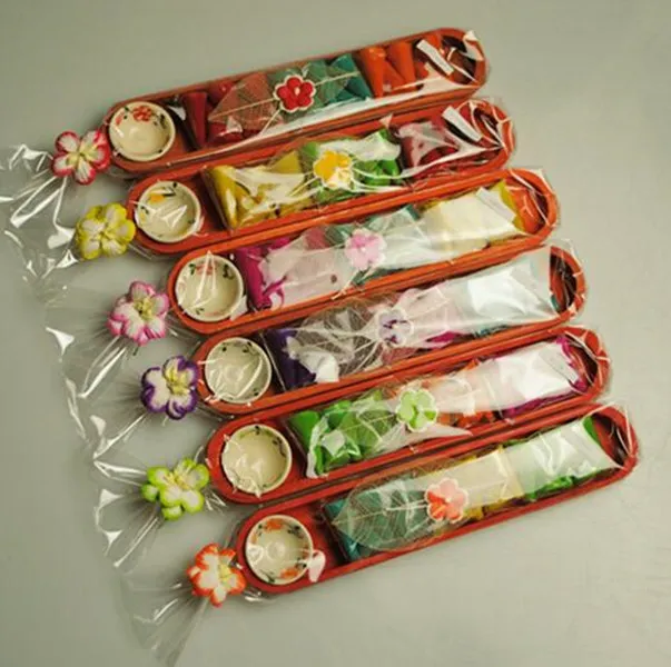 Тайская ароматерапия с держателем для благовоний башни и многоцветное