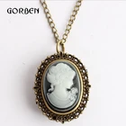 Бронзовые кварцевые карманные часы в винтажном стиле, женские наручные часы с цепочкой и цепочкой