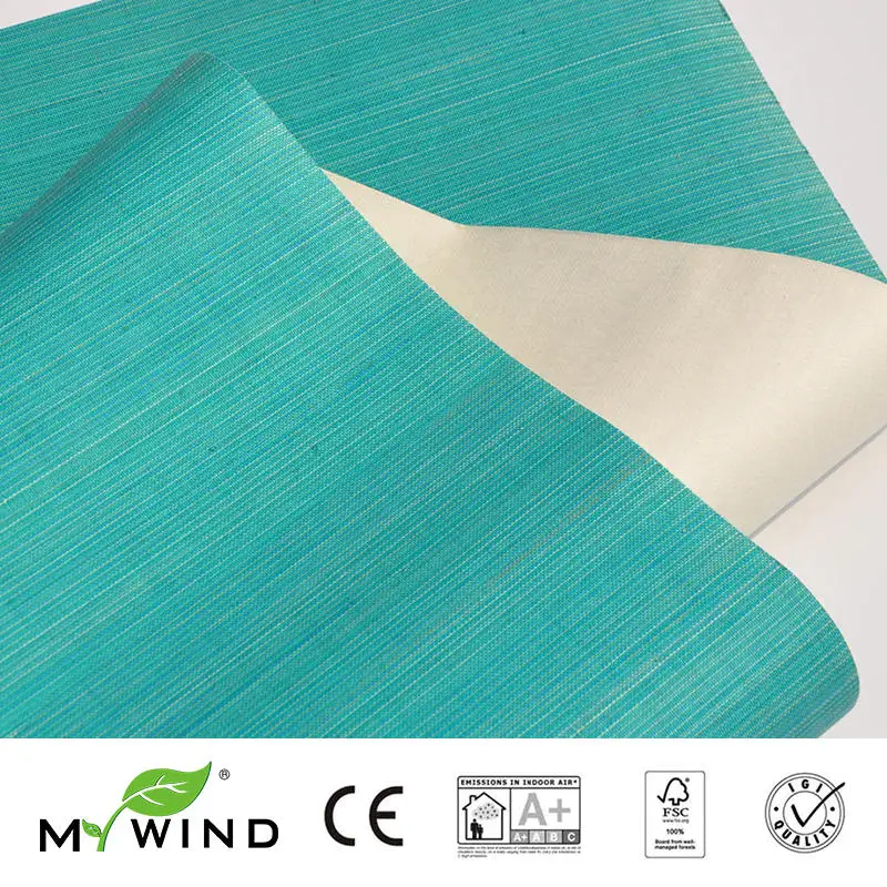 Обои для рабочего стола MY WIND green blue ABACA Grasscloth роскошные обои из натурального