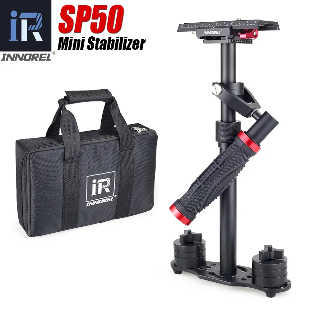 SP50 портативный алюминиевый сплав мини стедикам ручной стабилизатор видео для DSLR