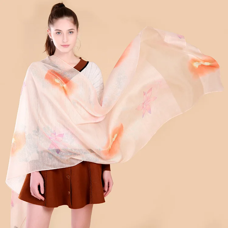 

Winter Scarf Woman Digital Printed Female Soft Shawl and Scarves for Women