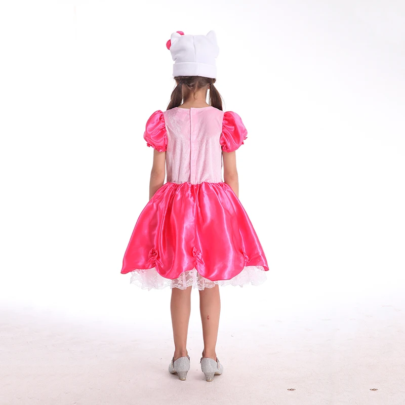 Карнавальное платье для девочек костюм детей Кружева принцессы Анна Эльза