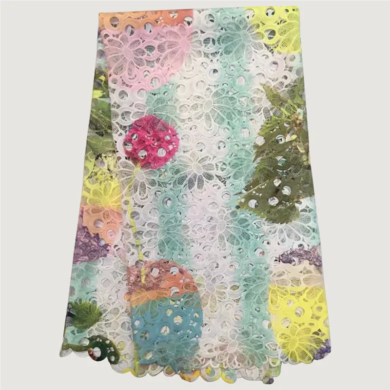 Новейшее Африканское кружево высокое качество гипюровое Африканский шнур