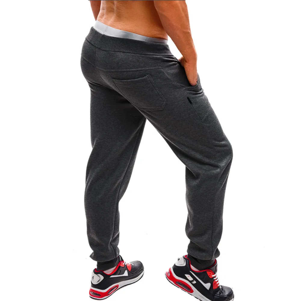 2018 Новое поступление выразительные стильные мужские длинные брюки спортивный