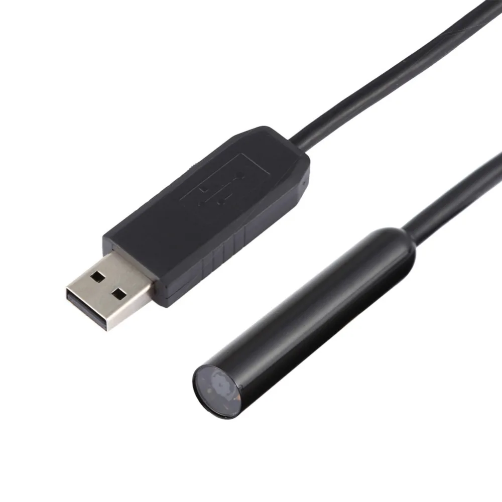 Гибкая USB Камеры Эндоскопа Водонепроницаемый 4 СВЕТОДИОДНЫХ Бороскоп Инспекции
