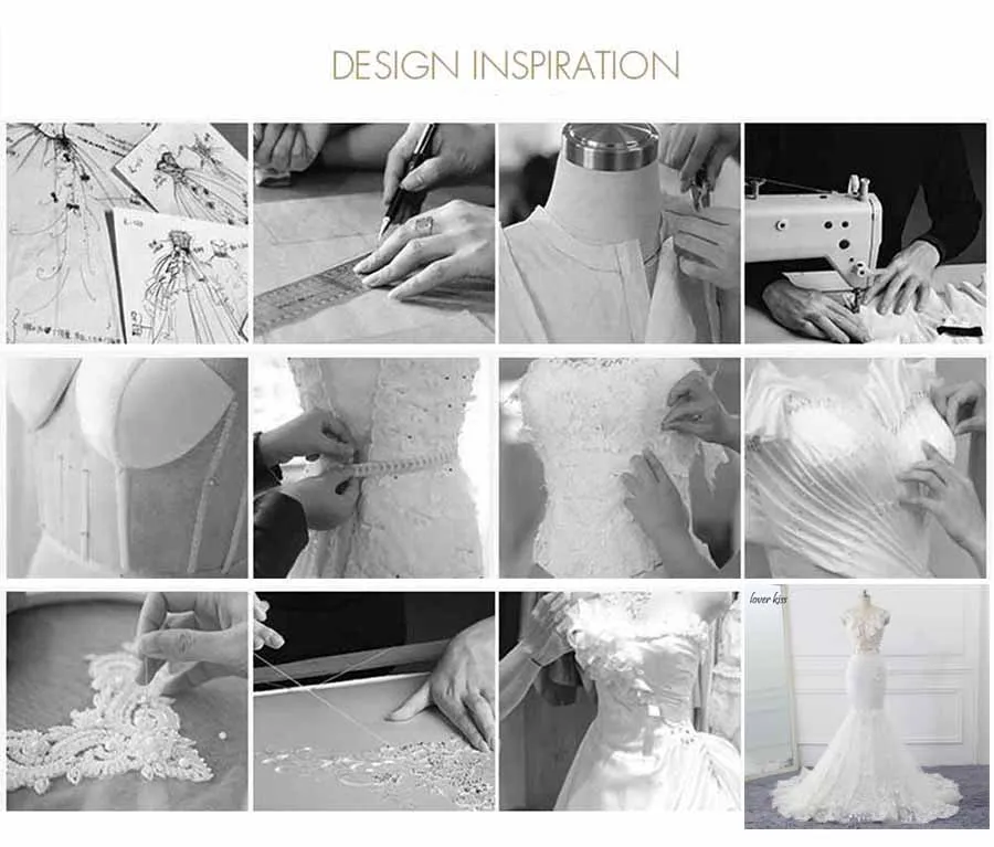 Lover Kiss Robe de Mariage 3D Цветы свадебное платье Сексуальная Русалка Кружева Свадебные платья прозрачные Vestido de Noiva