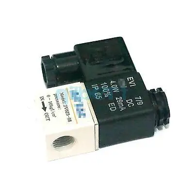 2V025 08 1/4 &quotBSPT нормально закрытый 12VDC 24VAC/DC 36VAC 110VAC 220VAC 380VAC воздушный клапан 2