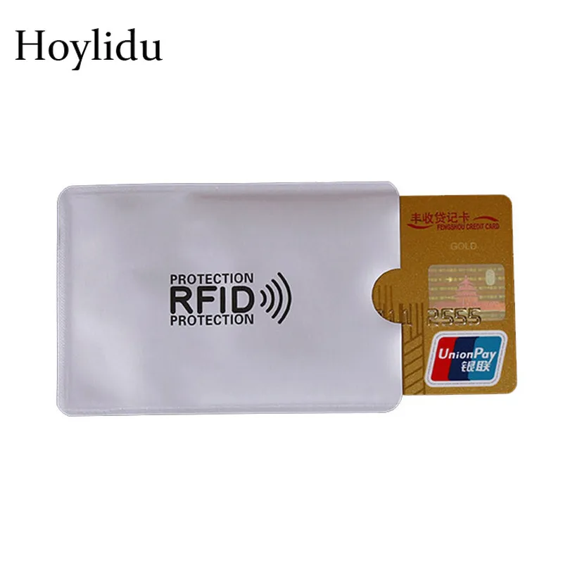 5 шт. Rfid Защитный металлический кредитный держатель для карт для мужчин и женщин, бизнес чехол для ID карт, Анти Rfid Блокировка, считыватель, блокировка, NFC покрытие для автобусных карт