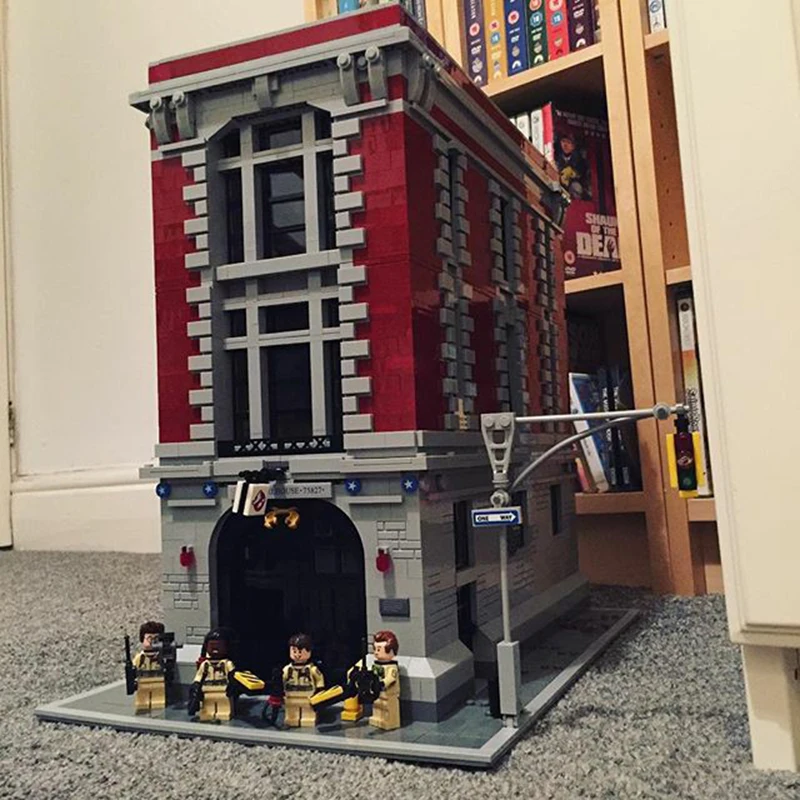 DHL 16001 4705 шт Охотники за привидениями Firehouse штаб-квартира brinquedos Модель Набор