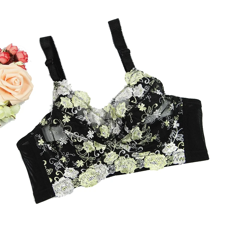 Прямая поставка Женский полноразмерный бюстгальтер на косточках женский без