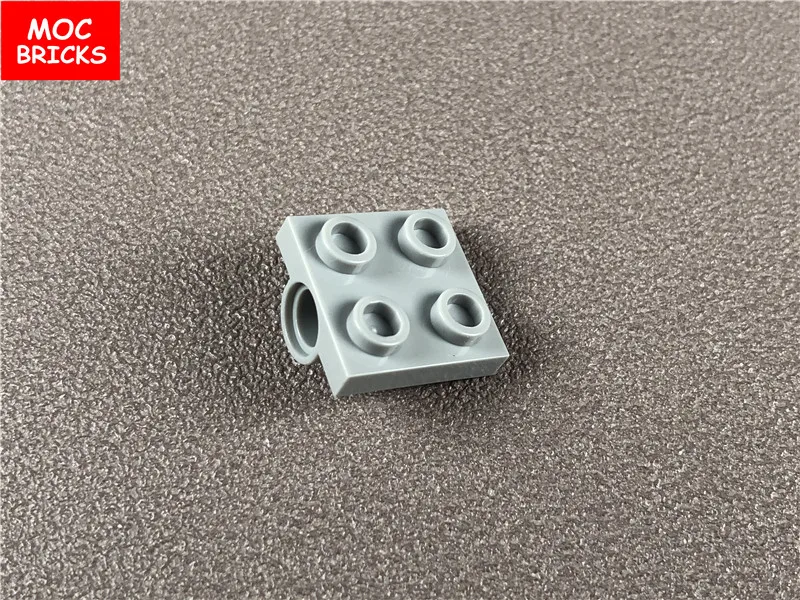 20 шт./лот MOC кирпичные плиты модифицированные 2x2 с отверстием для штифта подходят