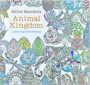 

24 Pages Drawing Book Animal Kingdom English Edition Coloring Book For Childs Adult Relieve Stress Kill Time Painting