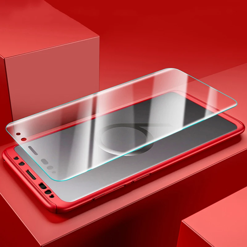 360 противоударные чехлы для телефонов Samsung Galaxy S9 S8 Plus Note 8 S7 S6 Edge полное покрытие J3 J5