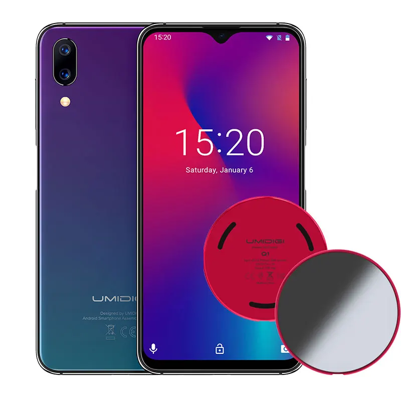 Add Q1 Twilight UMIDIGI One Max Global Bands 4 Гб 128 ГБ 6," полноэкранный смартфон Helio P23 4150 мАч NFC Беспроводное зарядное устройство для лица ID 18 Вт - Цвет: Add Q1 Twilight