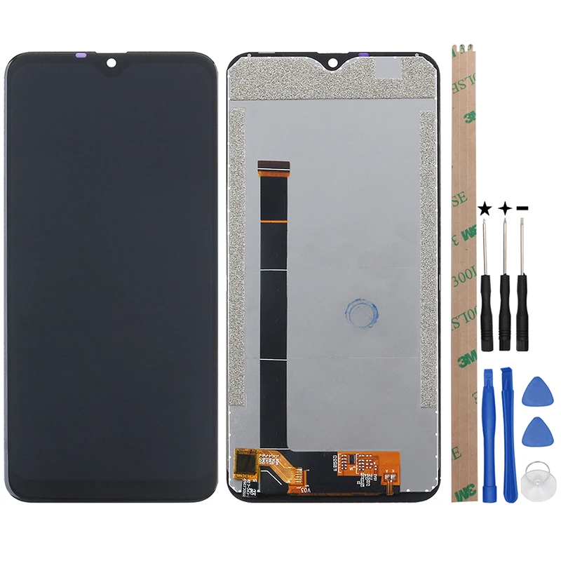 Ulefone Note 7 ЖК дисплей и сенсорный экран + рамка протестирована замена пленки для