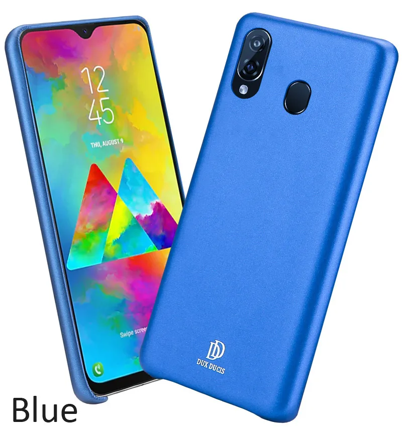 DUX DUCIS задняя крышка чехол для samsung Galaxy A30 A50 A70 A40 A20 A10 из искусственной кожи защитный чехол в виде ракушки для M30 M20 M10 - Цвет: Blue