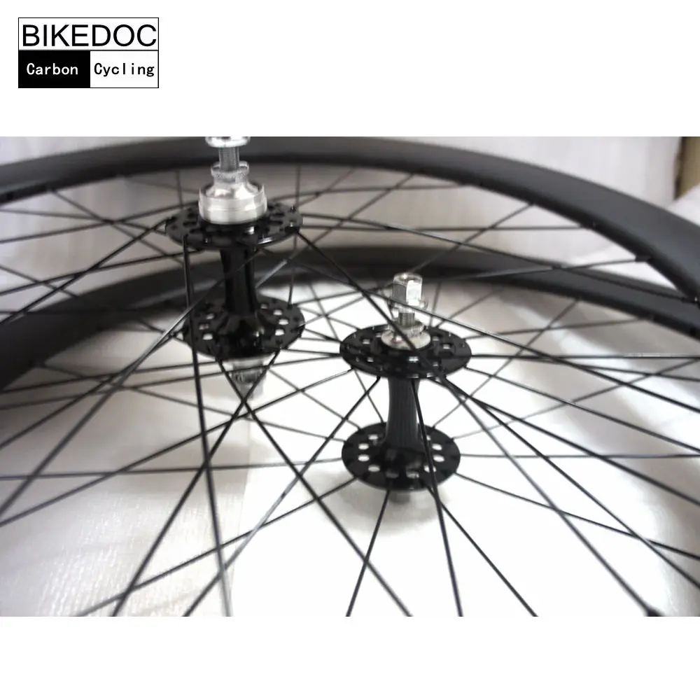 BIKEDOC карбоновые колеса 700C фиксированные шестеренки 60 мм Toray 700 гусеничные