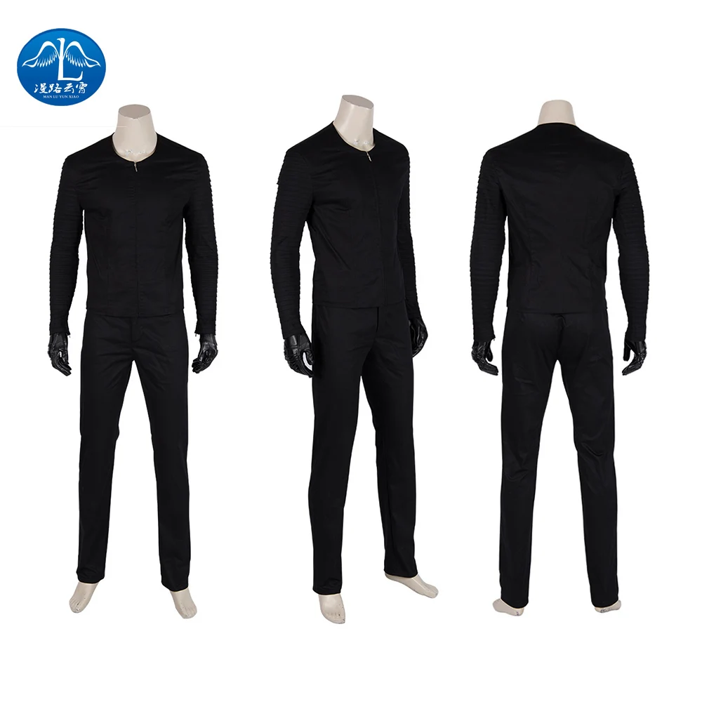 Manluyunxiao Star Wars 9 The Rise of Skywalker Kylo Ren Cosplay Costume Adult Men Movie Superhero Halloween Fullset Custome Made