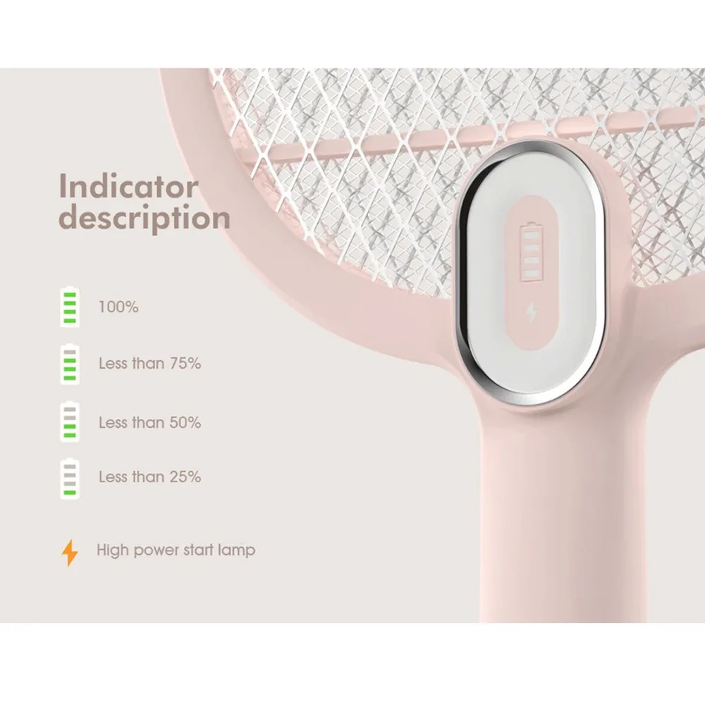 Новинка Mijia 3 Life Mosquito Swatter Killer электрическая портативная ракетка насекомые мухи