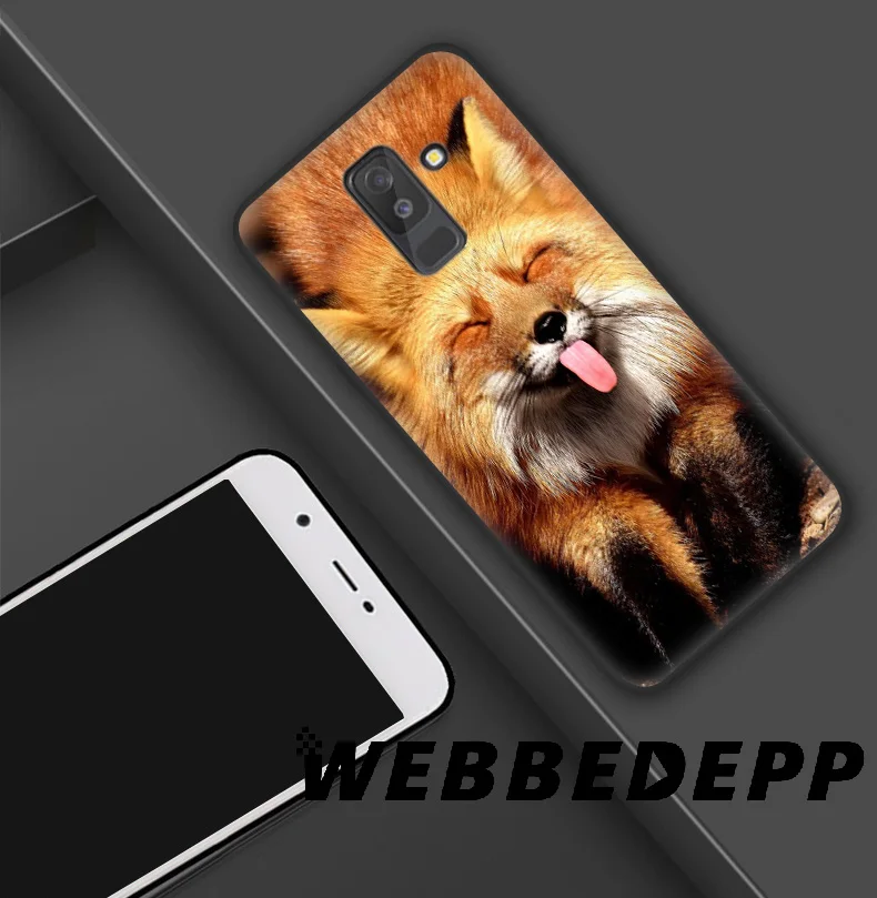 WEBBEDEPP лиса Милый Мягкий силиконовый чехол для Samsung Galaxy A9 A8 A7 A6 Plus 2018 A5 A3 2017 2016 Note 9 8 |