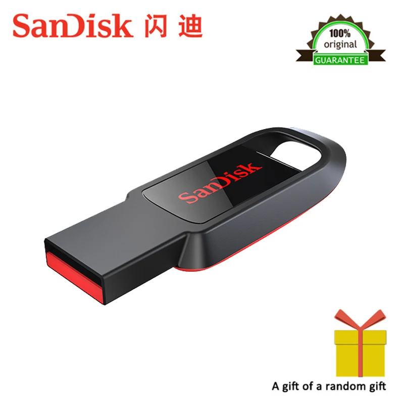 SanDisk CZ61 USB флеш-накопитель 128 Гб 64 ГБ высокоскоростной USB 2,0 мини-диск микро USB Флешка 32 Гб 16 Гб памяти