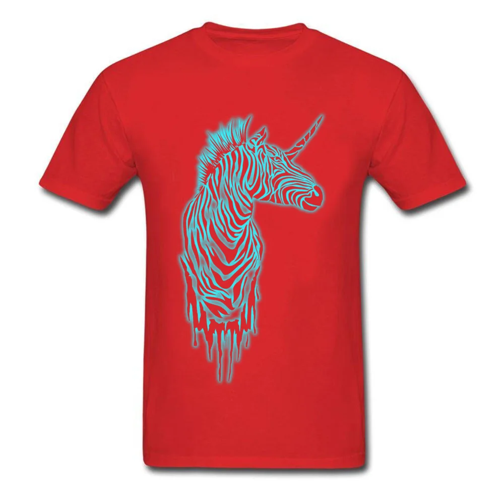 Светящаяся футболка Zebra 100% хлопок Мужская Дизайнерская рубашка с коротким