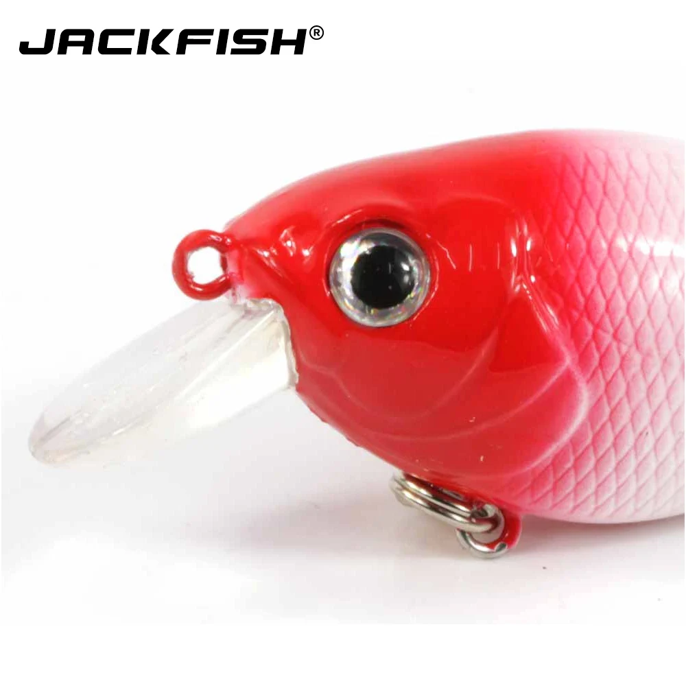 JACKFISH кренкбейт блесна рыболовная приманка 5 шт./компл. с коробкой светящаяся