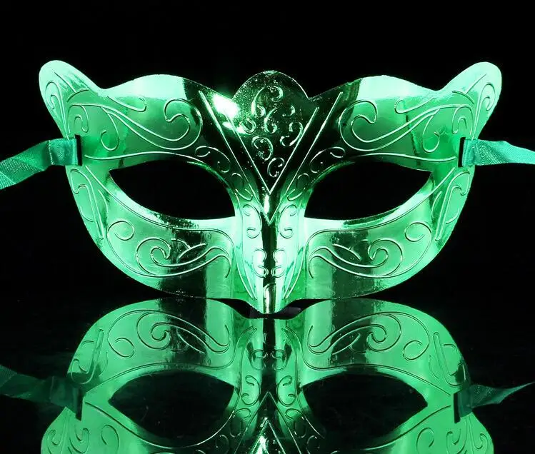 Модная маска позолоченная блестящая для вечерние ринки свадьбы маскарада