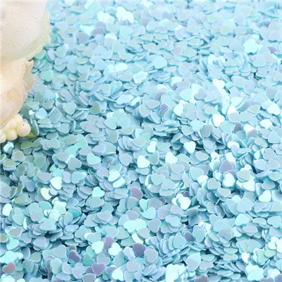 4 20 г голубое сердце ПВХ Sparkles блестками для ремесла швейная фурнитура пайетками, стразами для рукоделия Lentejuelas Manualidades - Цвет: 4