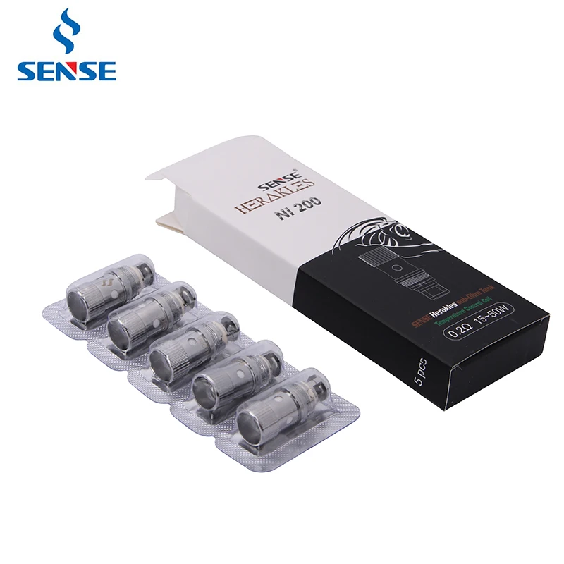 Оригинальный атомайзер Sense Herakles Plus 5 шт. катушка Ni200 0 2 Ом для вейпа электронная
