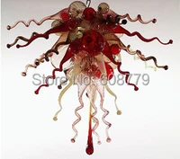 free shipping murano blown glass hot sale chandelier with led bulbs