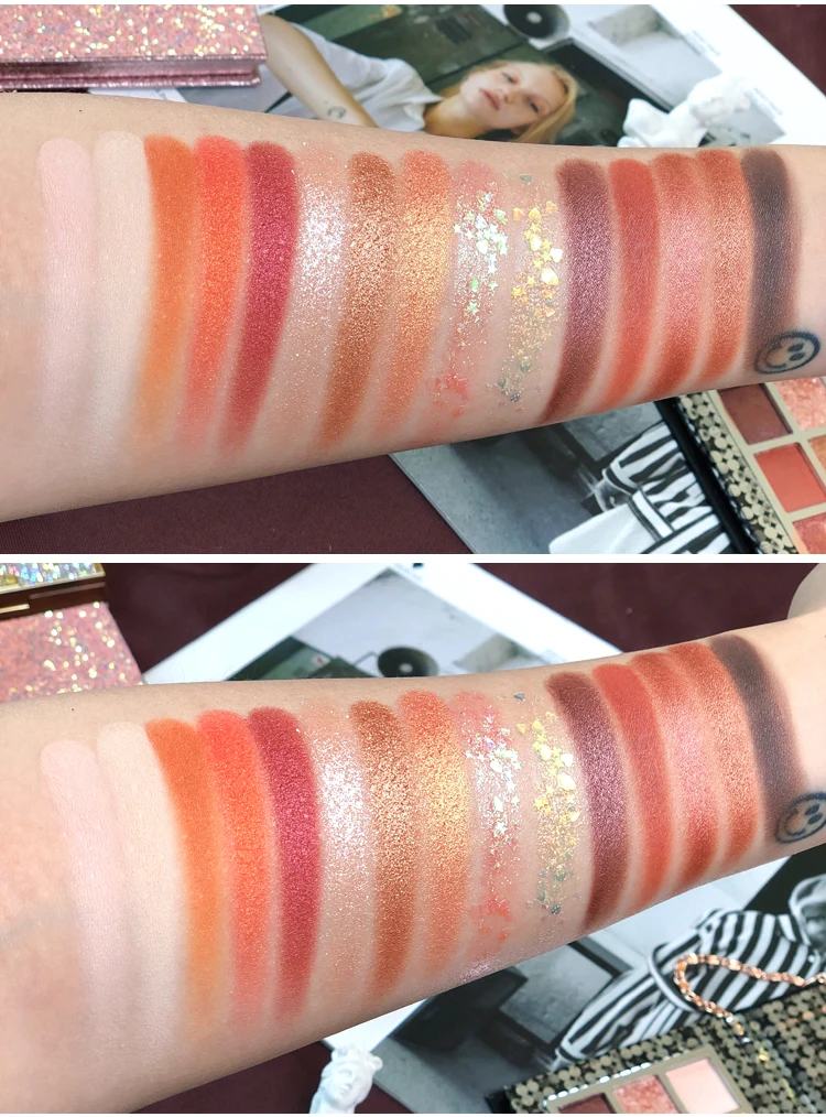 Профессиональный макияж палитра теней для век 15 видов цветов натуральные