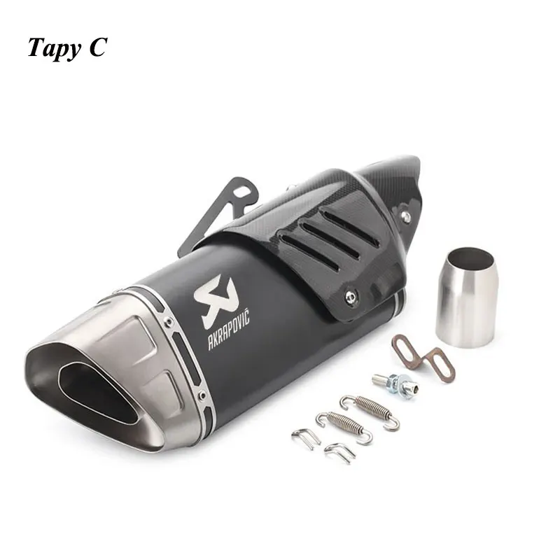 Akrapovic глушитель выхлопной трубы мотоцикла Escapamento Para Escape Moto Tubo De DB Killer Carbon для 500cc
