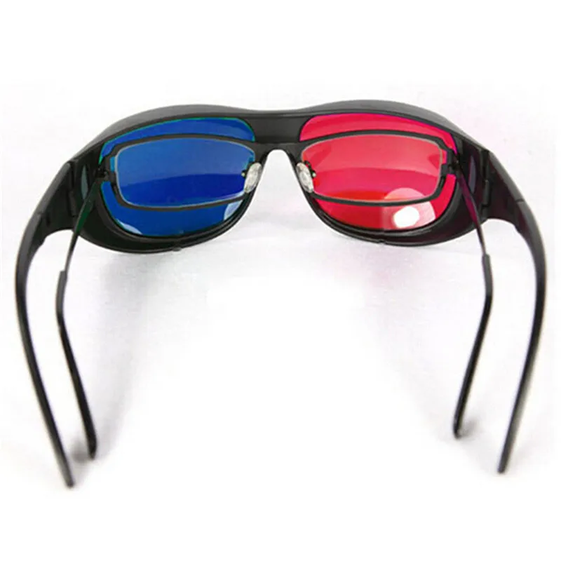 Черная рамка, универсальное 3D пластиковое стекло es/Oculos/красный синий голубой 3D стекло анаглиф 3D кино игры DVD видения/кино