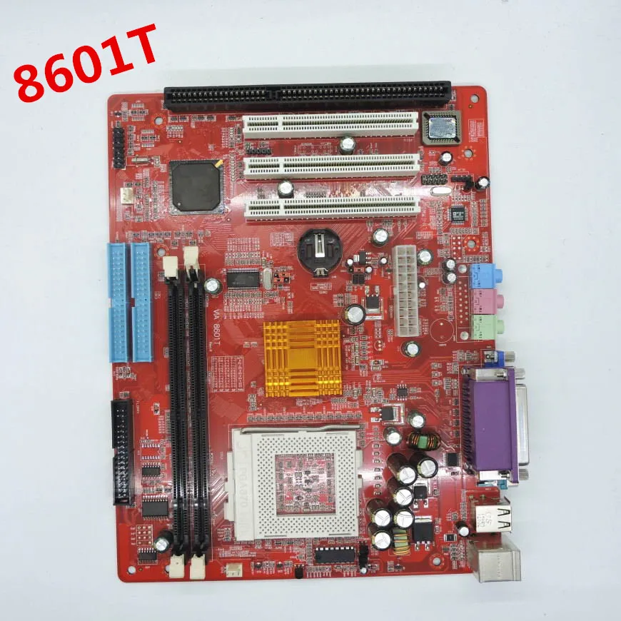 Материнская плата новая оригинальная материнская 8601 686B для VIA 8601T ISA P3 CPU 3PCI VGA LPT COM