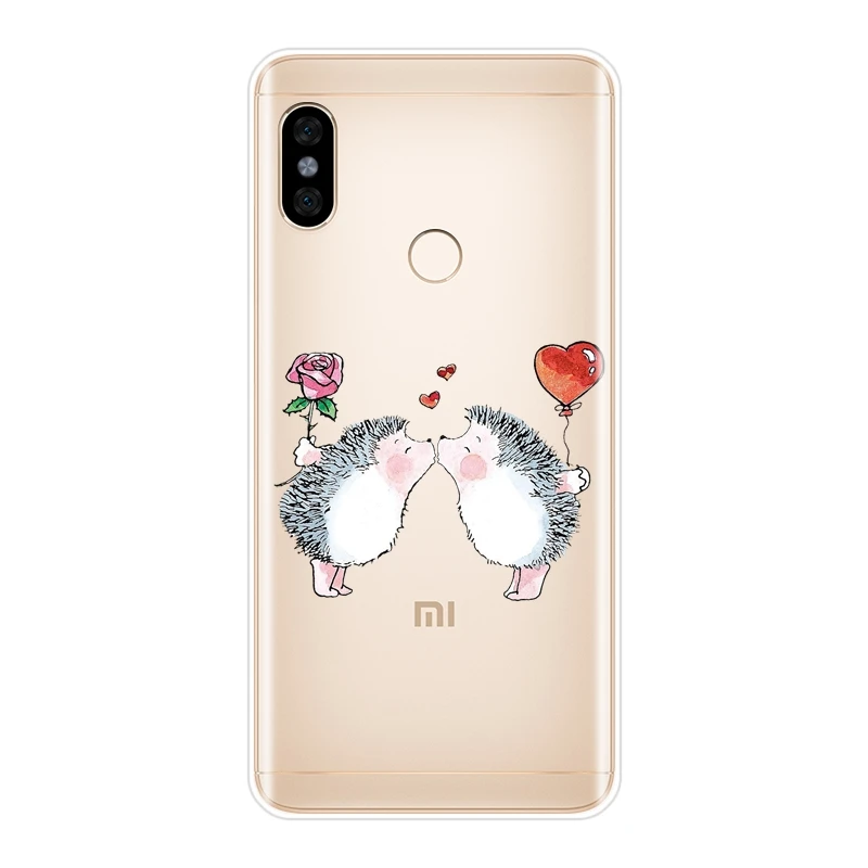 Мягкий силиконовый чехол для телефона Pocophone F1 Xiaomi Redmi Note 4 4X 5 5A 6 Pro Prime ежик S2 6A Plus