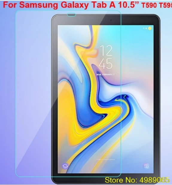 For SM-T590 SM-T595 Закаленное Стекло Экран протектор для Samsung Galaxy Tab A 7,0 8,0 9,7 10,1 10,5 T550 T510 580 T585 T280 T350 T380 T385 P580 P200 - Цвет: For SM-T590 SM-T595