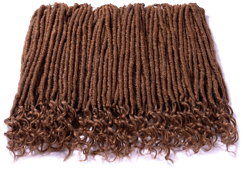 Silike Goddess искусственные локоны в стиле Crochet косички 14 18 дюймов мягкие натуральные предварительно петлевые синтетические косички для наращивания волос 24 стойки/упаковка