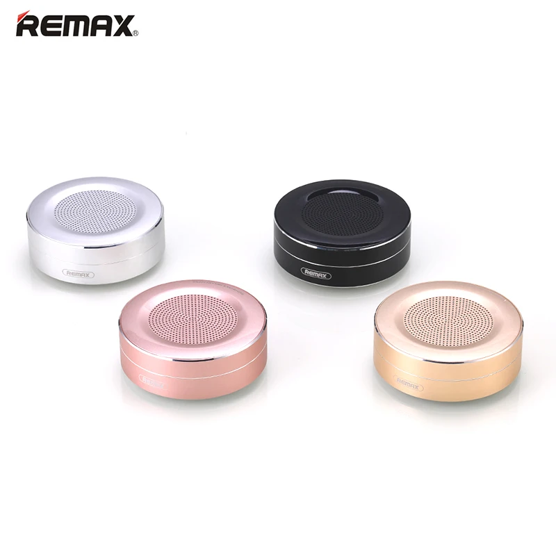 Беспроводная bluetooth колонка Remax портативная металлическая мини звуковая коробка с