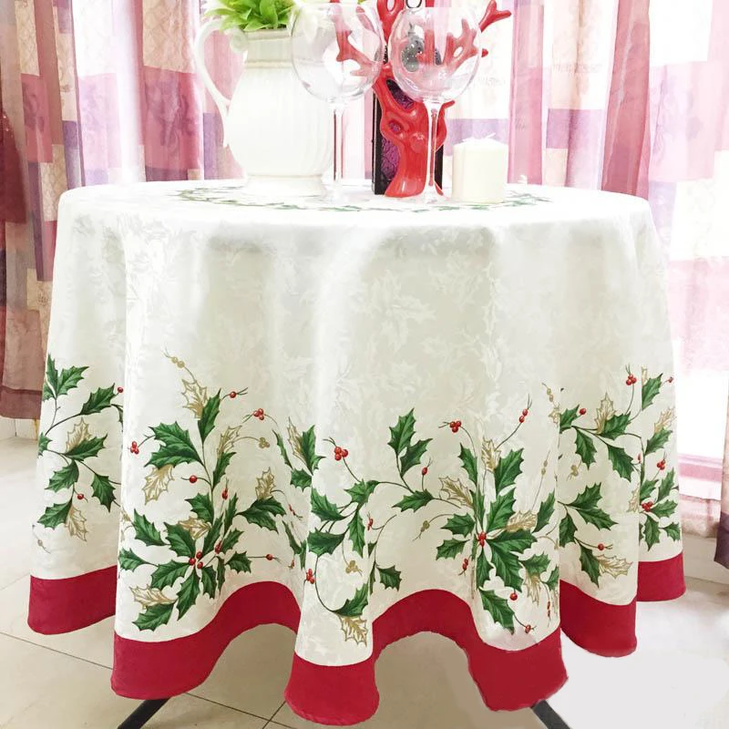 Полиэстеровая Рождественская скатерть накидка на День Благодарения домашний