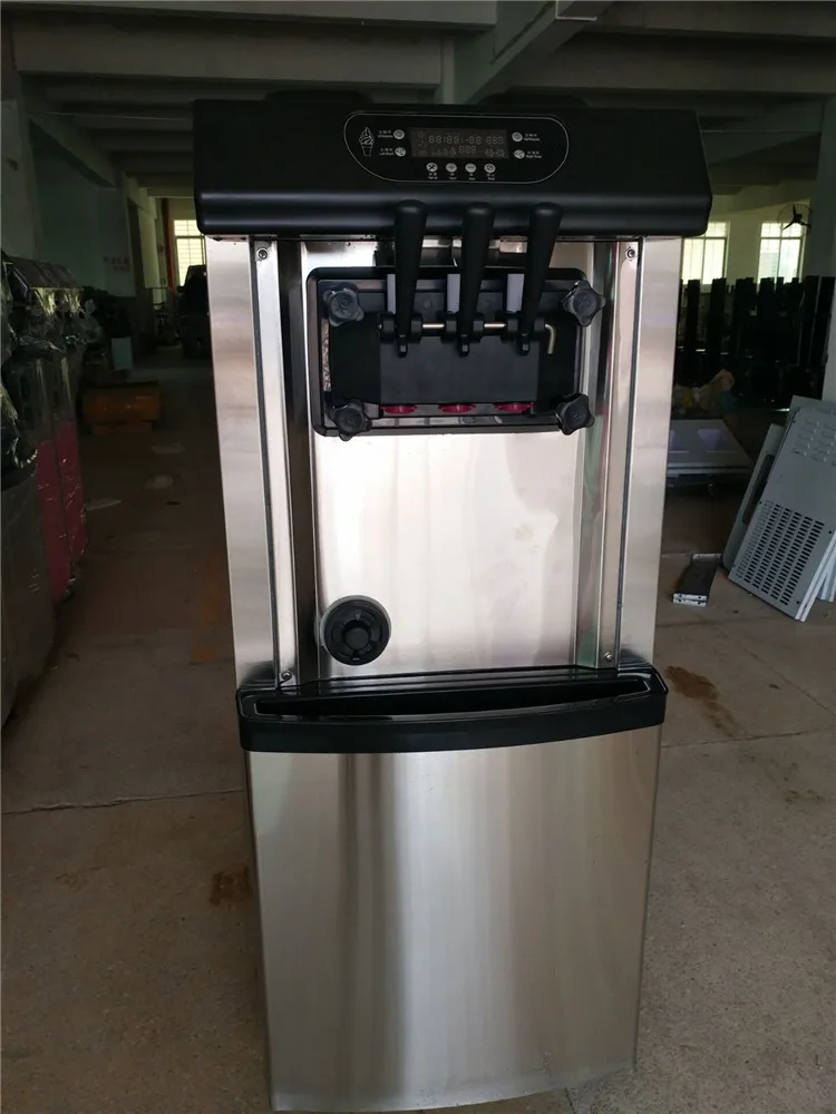 Коммерческая машина для производства мягкого мороженого 30л/ч 3 flavor с воздушным