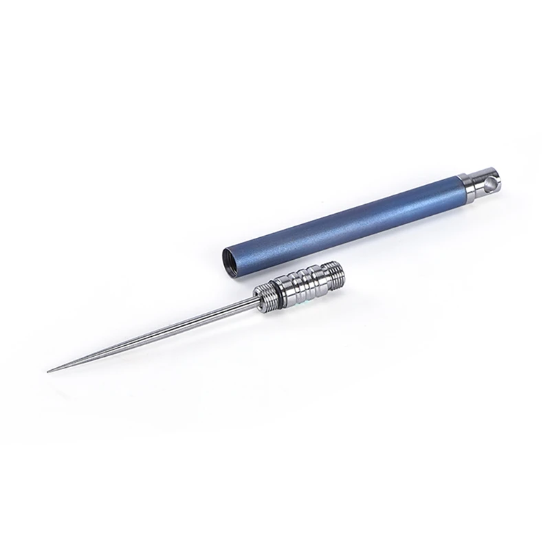 

Reusable Portable Aluminum Alloy Toothpick Outdoor Camping Travel Keychain Tool EDC Toothpick Holder