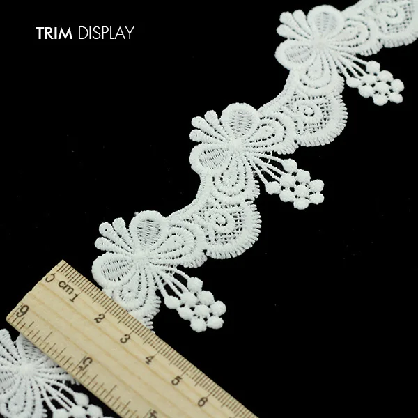 Белая вышитая бабочка Скрапбукинг кружевная Лента ткань свадебная отделка