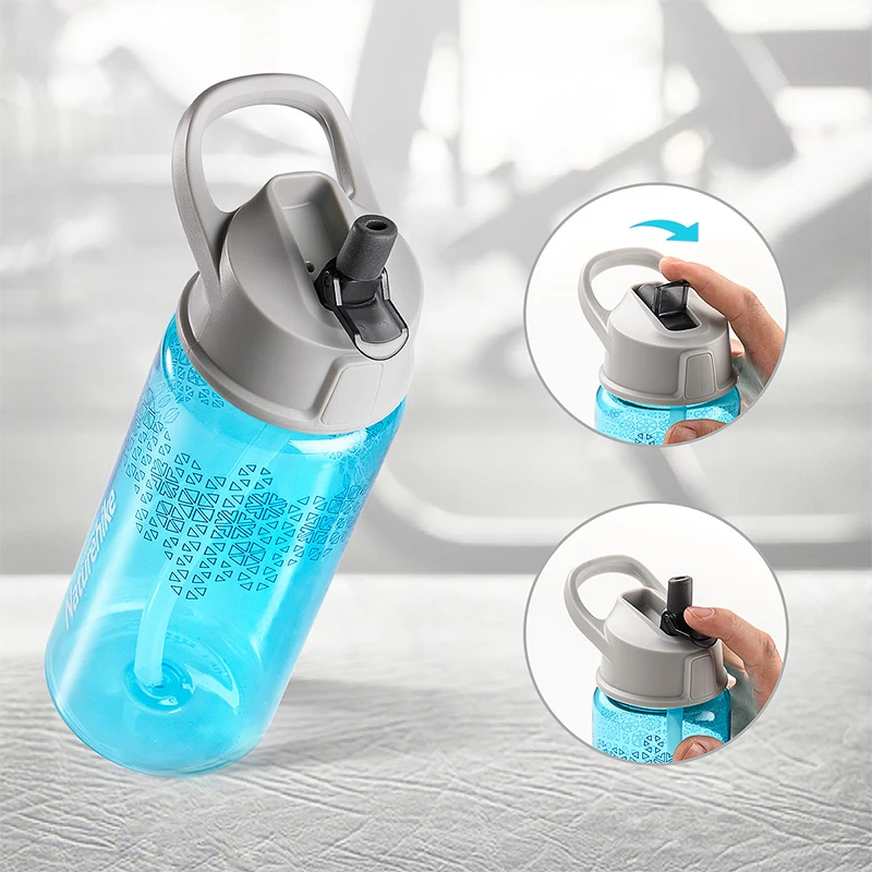 750 мл 1000 Спортивная бутылка Tritan пластиковая для воды с защитой от протечек и