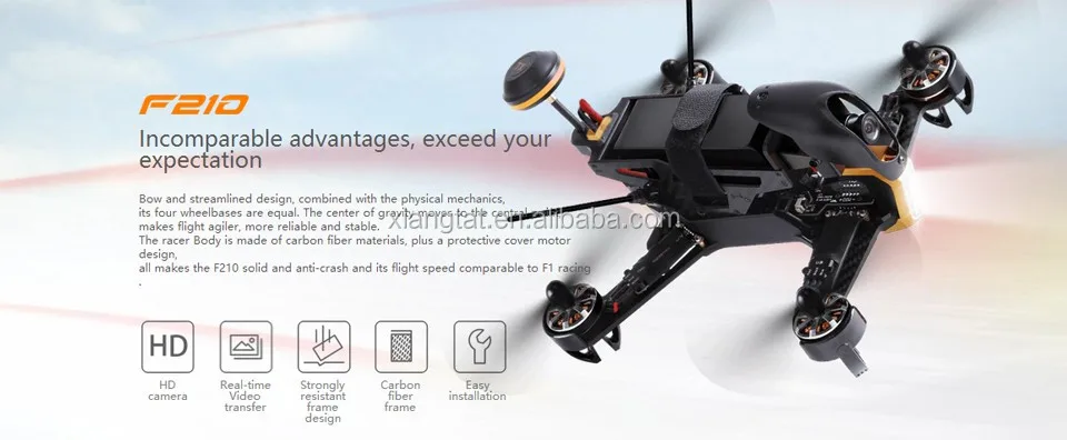 Профессиональный Дрон-гонщик Walkera F210 с камерой 700TVL 5,8G FPV RTF RC Квадрокоптер с передатчиком DEVO 7