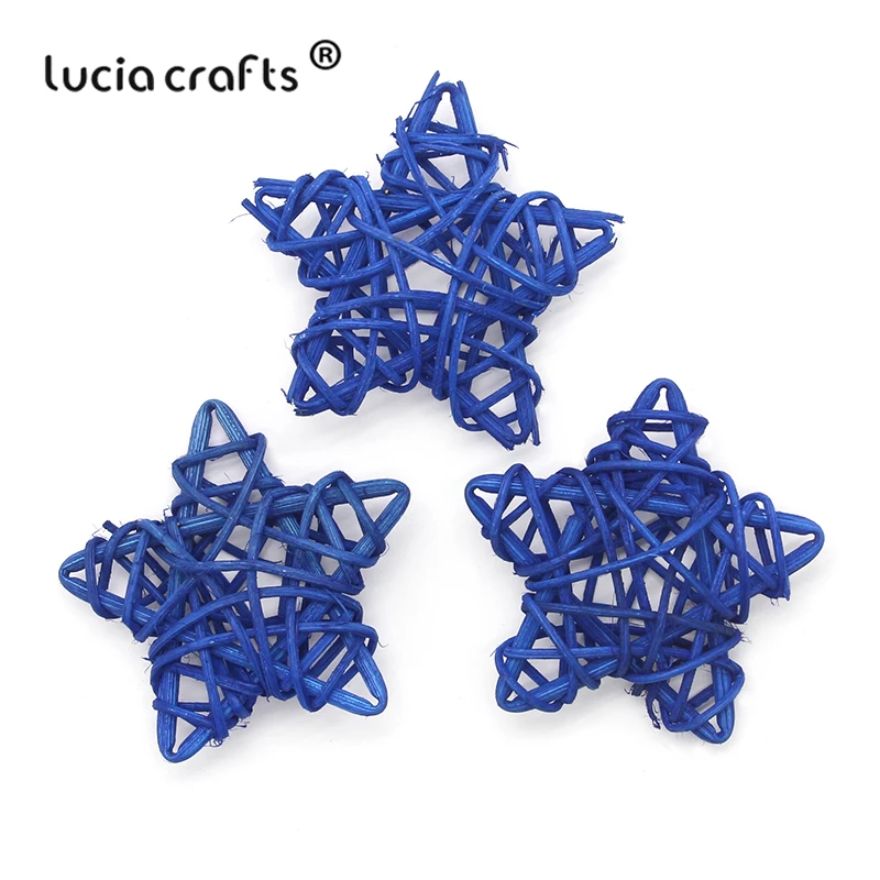 Lucia crafts 5 шт/10 шт 6 см ротанговый шар Сепак такрау Рождество/День рождения Свадебная вечеринка орнамент DIY подарки Декор поставки M0701