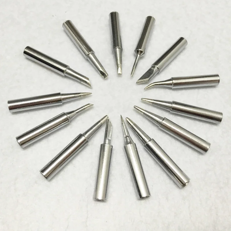 15 шт./лот бессвинцовый паяльник IronTip 900M T для Hakko 936 Saike 852D + 937 909D паяльная